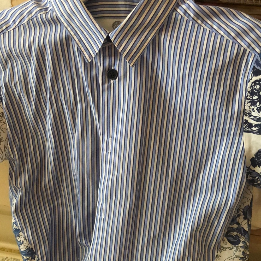 Boys Young Versace button down shirt